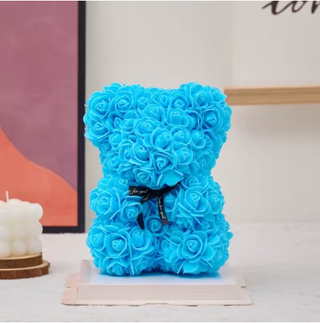 mini ours bleu adorable